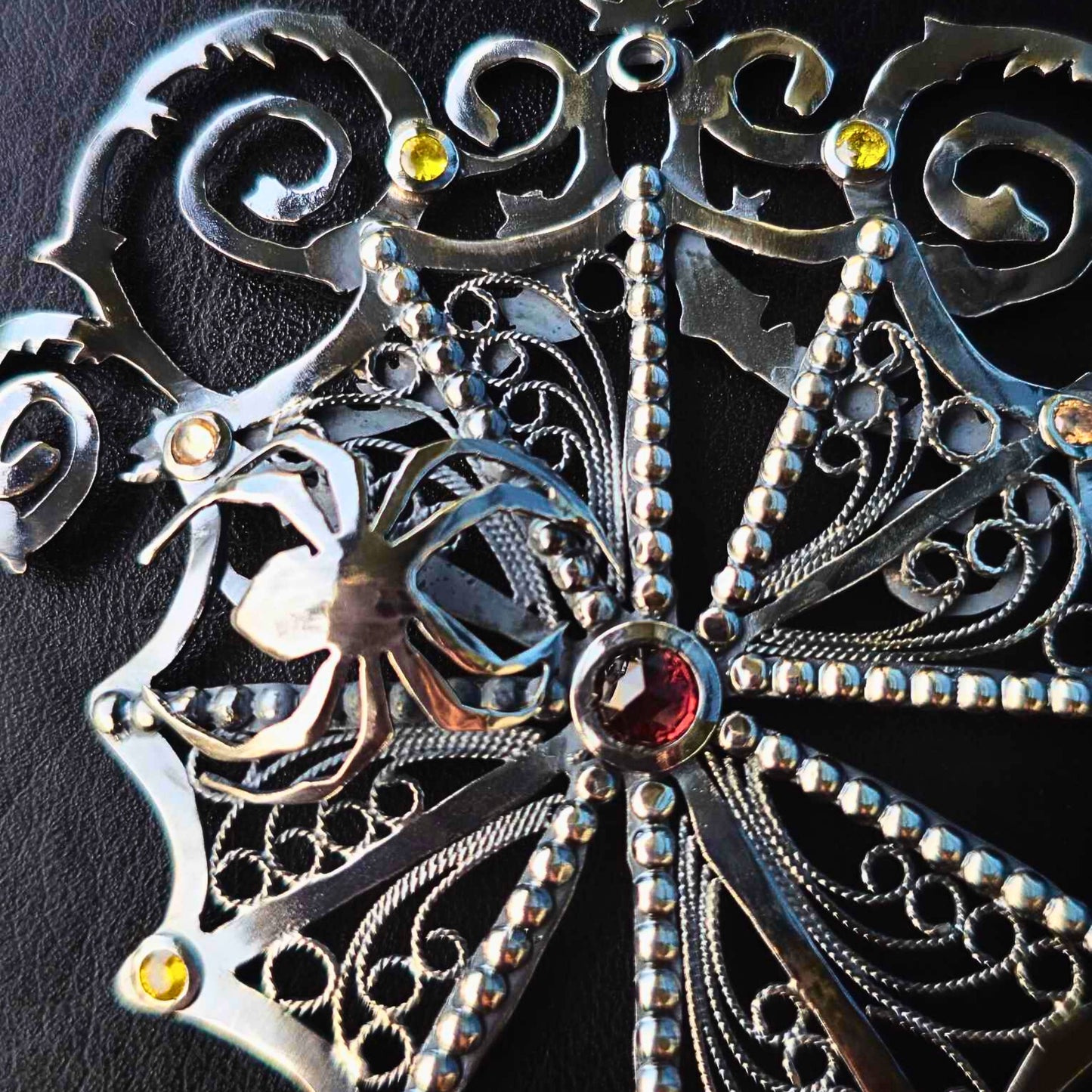 Tim Burton Inspired Spider Pendant