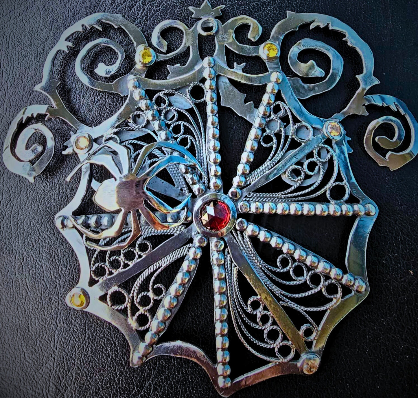 Tim Burton Inspired Spider Pendant