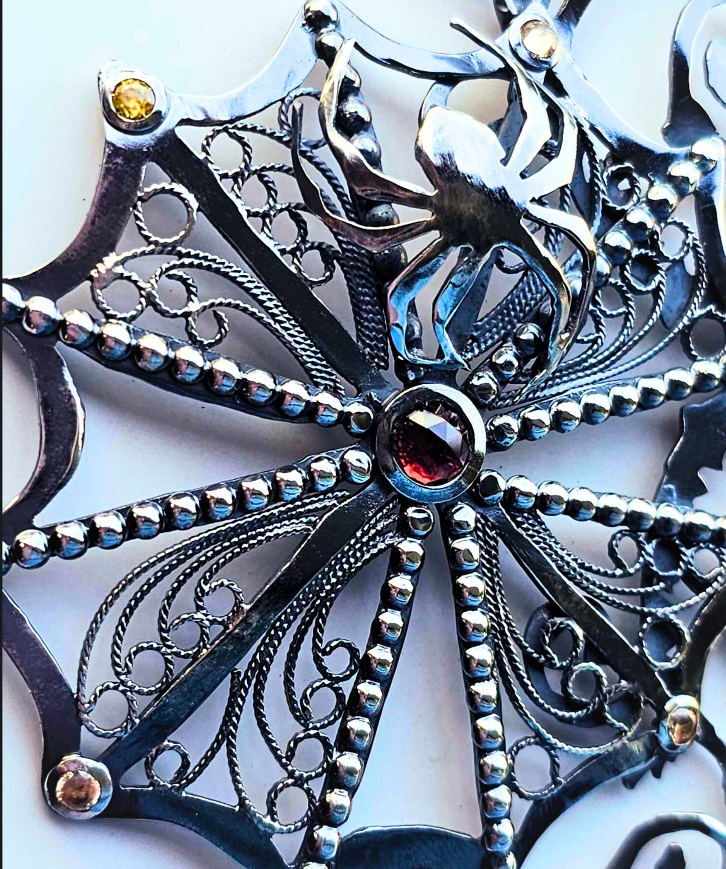 Tim Burton Inspired Spider Pendant