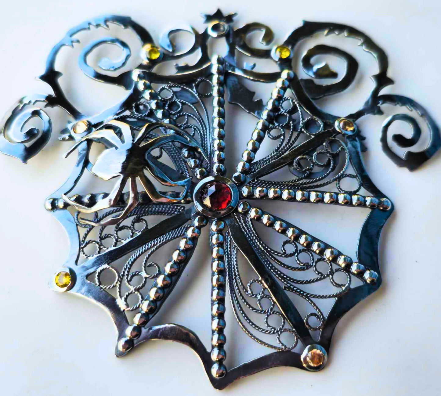 Tim Burton Inspired Spider Pendant