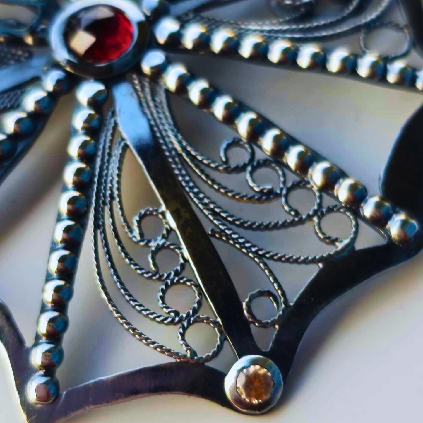 Tim Burton Inspired Spider Pendant