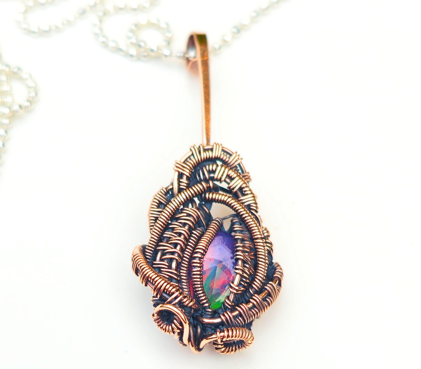 Aurora Borealis Collection - Healing Copper Pendant