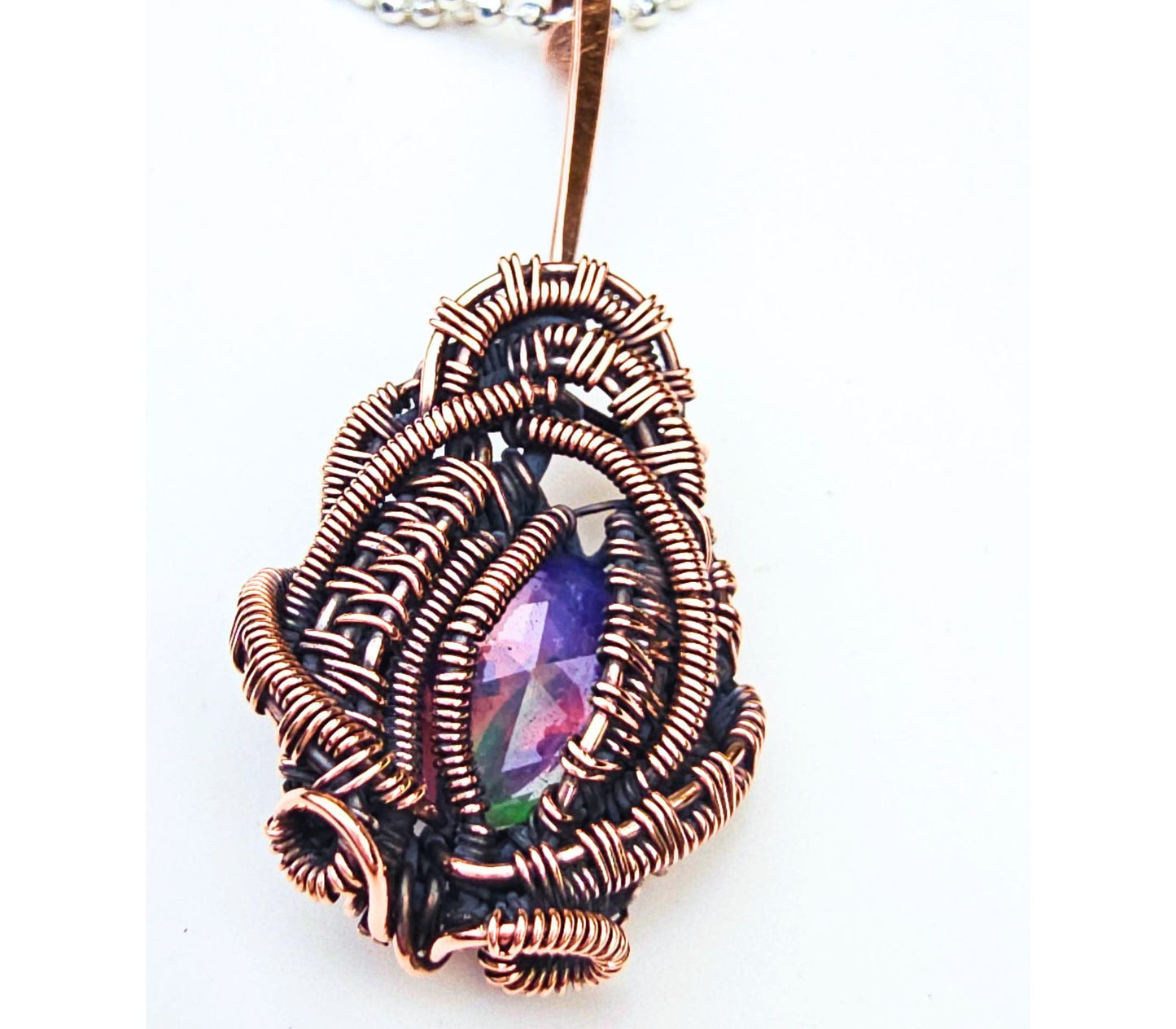 Aurora Borealis Collection - Healing Copper Pendant