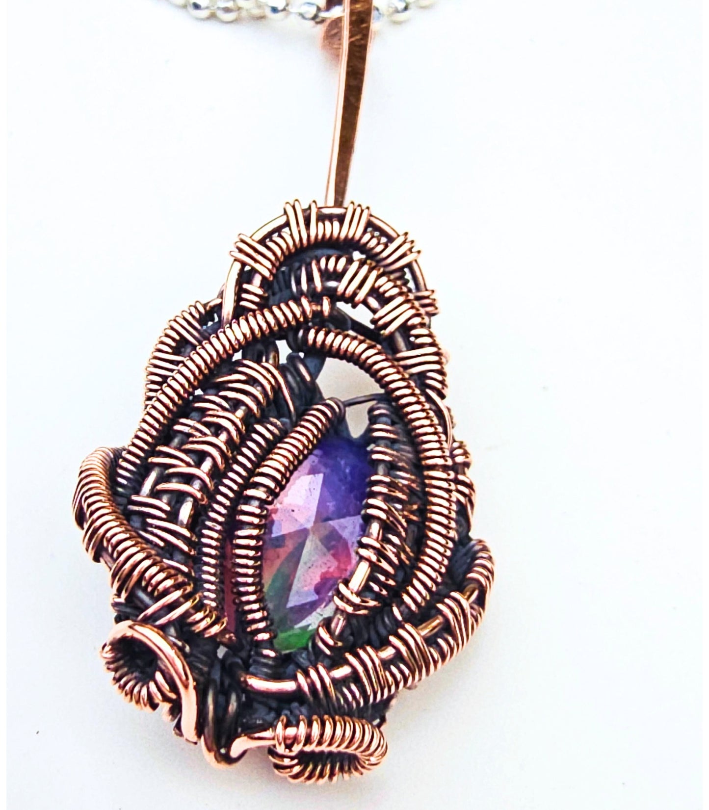 Aurora Borealis Collection - Healing Copper Pendant