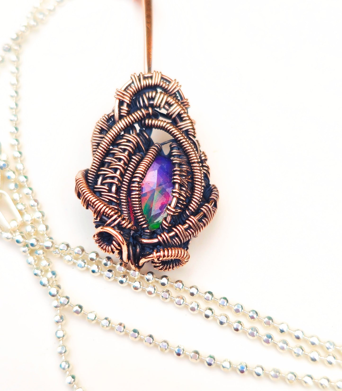 Aurora Borealis Collection - Healing Copper Pendant