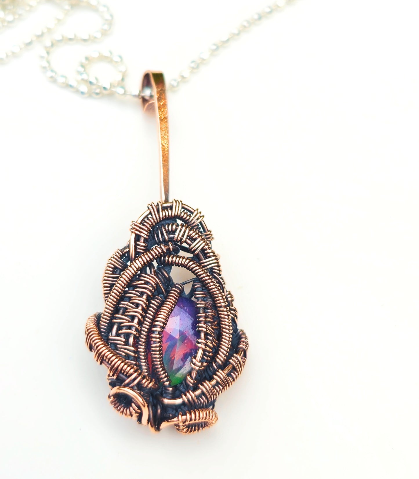 Aurora Borealis Collection - Healing Copper Pendant