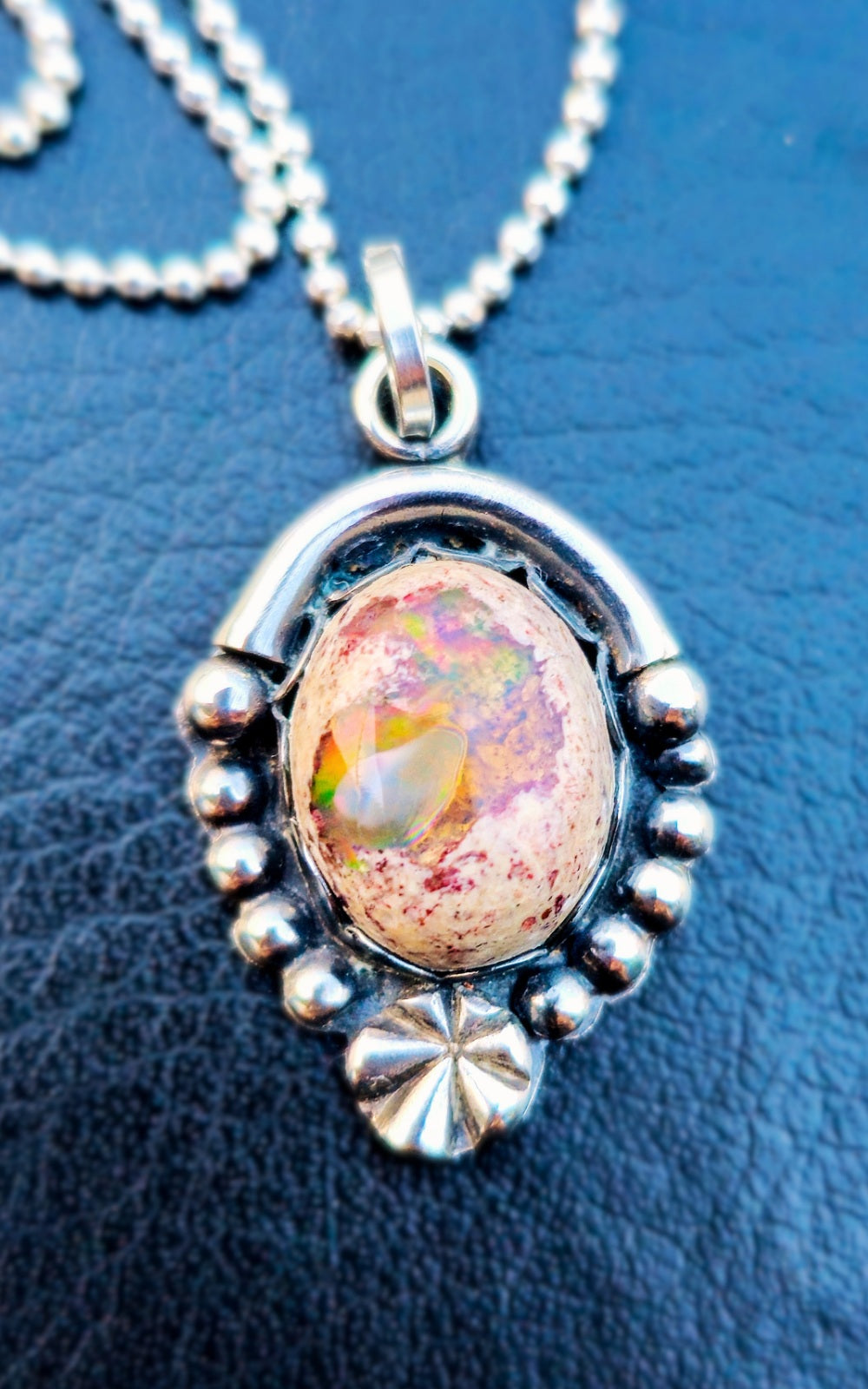 Mexican Fire Opal Pendant - A Unique and Radiant October Birthstone Jewelry